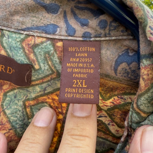 TORI RICHARD Button Down Shirt Size XXL - Picture 4 of 4